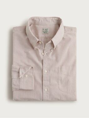 J. CREW Broken-in organic cotton oxford shirt in JWB Size XL NWT $98 BE996